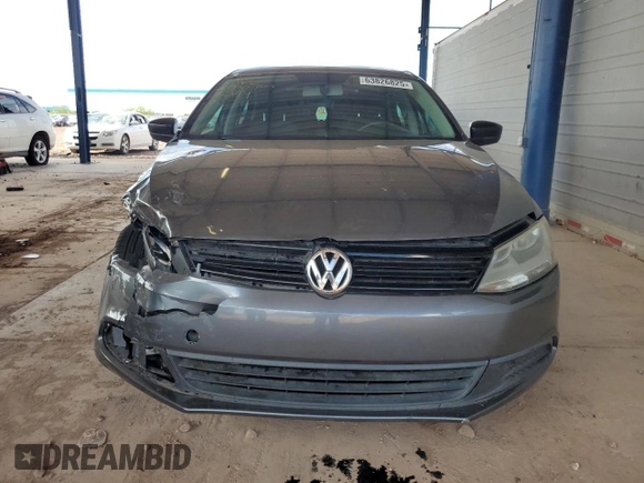 2013 Volkswagen Jetta S with VIN 3VW2K7AJ8DM400911, listed as a Copart auction lot 63826825 with 127,617 mi miles and Salvage title. Bid and sale history available at DreamBid. Image 5.
