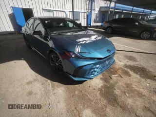2025 Toyota Camry LE with VIN 4T1DAACK6SU047431, listed as a Copart auction lot 48155575 with 9,008 mi miles and Salvage Title. Bid and sale history available at DreamBid. Image 11.