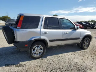 2001 Honda CR-V EX with VIN JHLRD186X1C028403, listed as a Copart auction lot 76256714 with 284,989 mi miles and Salvage Title. Bid and sale history available at carsss.com. Image 3.