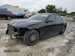 2024 Mercedes-Benz C 300 z VIN W1KAF4GB7RR208375, wystawiony jako Copart lot #69190394 z przebiegiem 4 670 mil mil oraz Szkoda całkowita • Salvage title. Historia ofert i sprzedaży dostępna na DreamBid. Obrazek 1.
