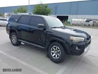 2017 Toyota 4Runner SR5 with VIN JTEBU5JR0H5466187, listed as a IAAI auction lot 41678607 with 137,864 mi miles. Bid and sale history available at carsss.com. Image 1.