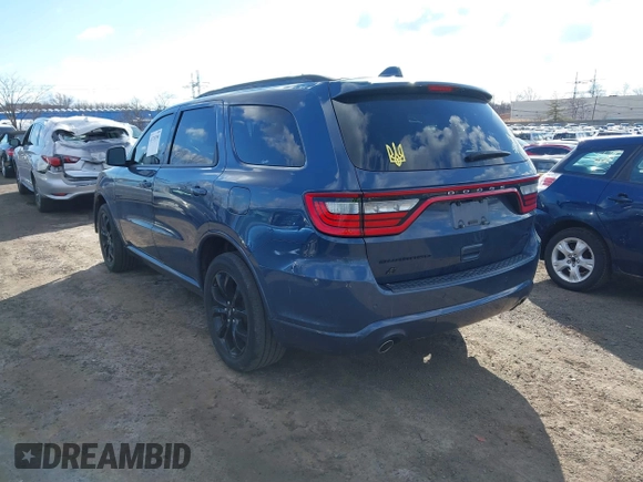 2020 Dodge Durango GT with VIN 1C4RDJDG1LC372863, listed as a IAAI auction lot 41738798 with 30,252 mi miles and . Bid and sale history available at DreamBid. Image 3.