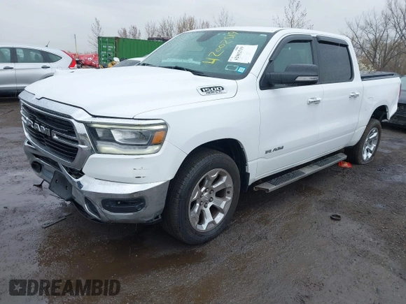 2019 Ram 1500 Big Horn с VIN 1C6SRFFT0KN538889, выставлен на аукционе IAAI как лот 42002519 с пробегом 71 432 миль миль и . История ставок и продаж доступна на DreamBid. Изображение 2.