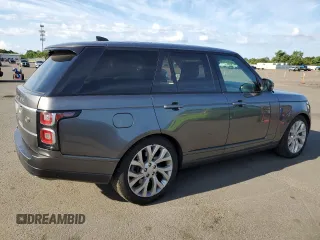 2018 Land Rover Range Rover with VIN SALGS2RE9JA380477, listed as a Copart auction lot 63457955 with 46,568 mi miles and Salvage title. Bid and sale history available at DreamBid. Image 3.