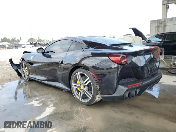 2020 Ferrari Portofino z VIN ZFF89FPA3L0255497, wystawiony jako Copart lot #46598594 z przebiegiem 4 193 mil mil oraz Szkoda całkowita • Salvage title. Historia ofert i sprzedaży dostępna na DreamBid. Obrazek 2.