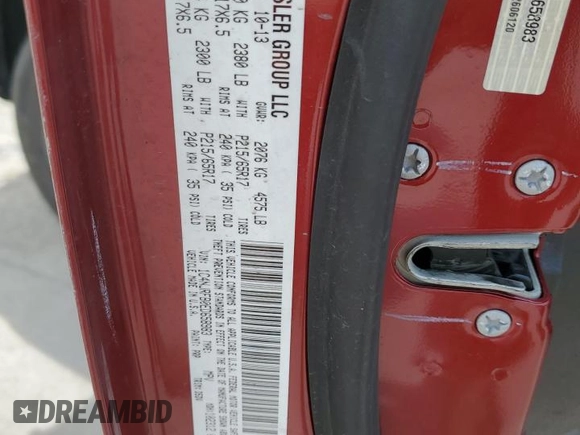 2014 Jeep Patriot Latitude with VIN 1C4NJRFB0ED658983, listed as a Copart auction lot 55024685 with 96,457 mi miles and Salvage Title. Bid and sale history available at carsss.com. Image 13.