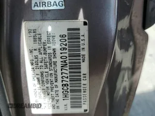 1992 Honda Accord z VIN 1HGCB7277NA019206, wystawiony jako Copart lot #54077035 z przebiegiem 227 766 mil mil oraz Szkoda całkowita • Salvage title. Historia ofert i sprzedaży dostępna na DreamBid. Obrazek 12.