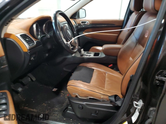 2012 Jeep Grand Cherokee Overland with VIN 1C4RJECT5CC277561, listed as a Copart auction lot 46573825 with 157,788 mi miles and Salvage Title. Bid and sale history available at carsss.com. Image 7.