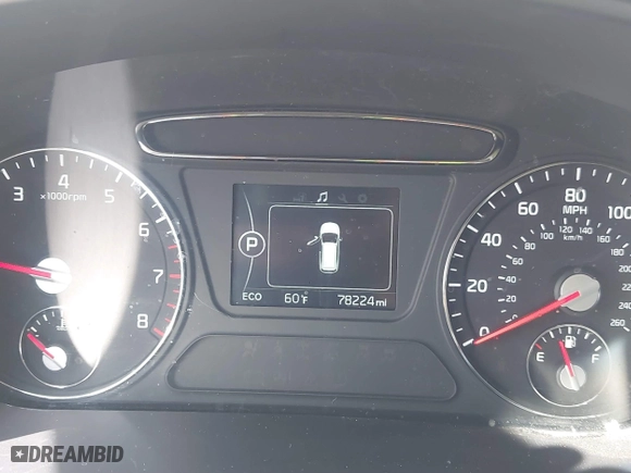 2017 Kia Sorento LX V6 with VIN 5XYPG4A57HG311913, listed as a IAAI auction lot 41764716 with 78,224 mi miles. Bid and sale history available at carsss.com. Image 7.