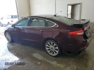 2017 Ford Fusion Titanium with VIN 3FA6P0K9XHR174578, listed as a Copart auction lot 57999305 with 77,657 mi miles and Salvage title. Bid and sale history available at DreamBid. Image 2.