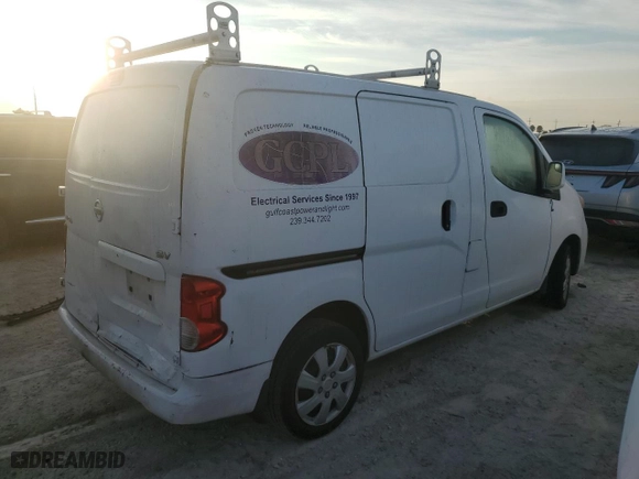 2015 Nissan NV200 S with VIN 3N6CM0KNXFK697153, listed as a Copart auction lot 75116524 with 171,577 mi miles and Salvage Title. Bid and sale history available at carsss.com. Image 3.