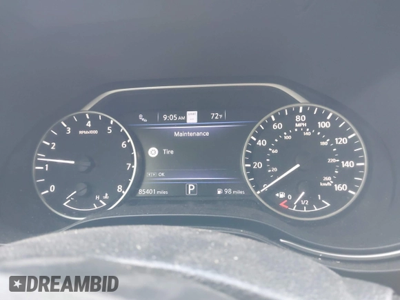 2020 Nissan Maxima SV с VIN 1N4AA6CVXLC367542, выставлен на аукционе IAAI как лот 42036047 с пробегом 85 401 миль миль и . История ставок и продаж доступна на DreamBid. Изображение 7.