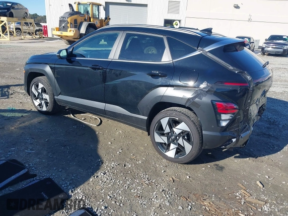 2024 Hyundai Kona Limited with VIN KM8HECA30RU121000, listed as a IAAI auction lot 41419779 with 4,756 mi miles. Bid and sale history available at carsss.com. Image 3.