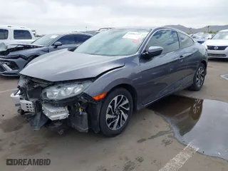 2017 Honda Civic Coupe LX with VIN 2HGFC4B53HH311772, listed as a IAAI auction lot 41896112 with 53,831 mi miles. Bid and sale history available at carsss.com. Image 2.