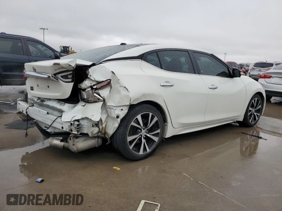 2018 Nissan Maxima SR with VIN 1N4AA6AP4JC383639, listed as a Copart auction lot 44697945 with 93,159 mi miles and Salvage Title. Bid and sale history available at carsss.com. Image 3.