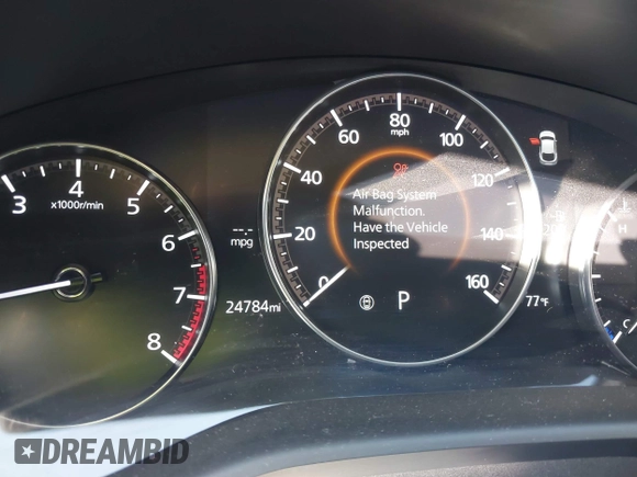 2023 Mazda CX-30 S Carbon Edition with VIN 3MVDMBCM4PM577619, listed as a IAAI auction lot 42219801 with 24,784 mi miles and . Bid and sale history available at DreamBid. Image 7.