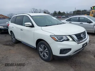 2020 Nissan Pathfinder SL with VIN 5N1DR2CN8LC601472, listed as a IAAI auction lot 41474477 with 93,772 mi miles. Bid and sale history available at carsss.com. Image 1.