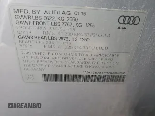 2015 Audi Q5 Hybrid Prestige with VIN WA1C8AFP4FA088659, listed as a Copart auction lot 48905665 with 104,954 mi miles and Clean title. Bid and sale history available at DreamBid. Image 12.
