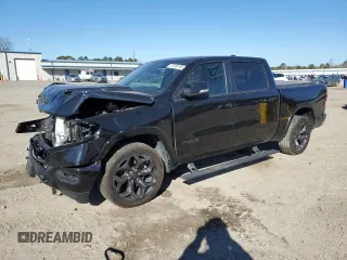 2020 Ram 1500 Limited with VIN 1C6SRFHT5LN274051, listed as a Copart auction lot 87700145 with 0 mi miles and Salvage Title. Bid and sale history available at carsss.com. Image 1.
