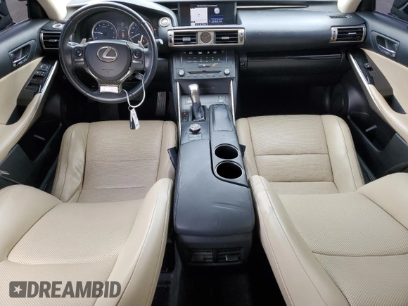 2015 Lexus IS 250 with VIN JTHBF1D20F5049315, listed as a Copart auction lot 50837935 with 121,060 mi miles and Salvage Title. Bid and sale history available at carsss.com. Image 8.