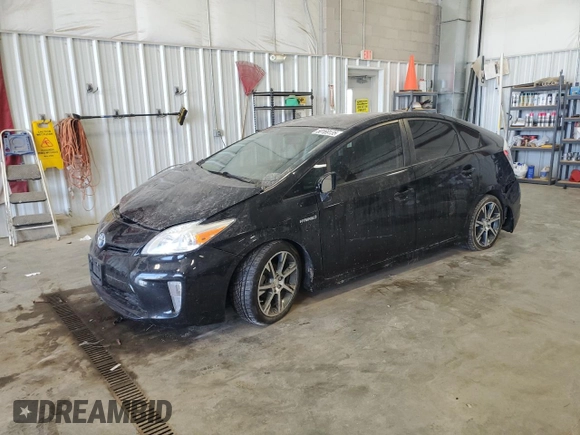 2012 Toyota Prius One with VIN JTDKN3DU2C5476346, listed as a Copart auction lot 50169135 with 127,810 mi miles and Non Repairable. Bid and sale history available at carsss.com. Image 1.