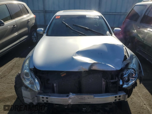 2015 Infiniti Q40 with VIN JN1CV6AP0FM500337, listed as a Copart auction lot 74370964 with 0 mi miles and Salvage Title. Bid and sale history available at carsss.com. Image 5.