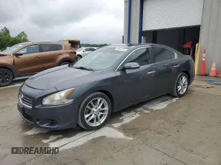 2010 Nissan Maxima SV with VIN 1N4AA5AP4AC871063, listed as a Copart auction lot 60841535 with 128,863 mi miles and Salvage title. Bid and sale history available at DreamBid. Image 1.