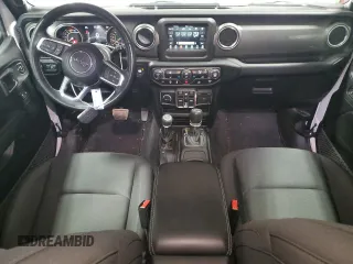 2021 Jeep Wrangler Unlimited Sahara High Altitude with VIN 1C4HJXEN4MW866249, listed as a Copart auction lot 86836674 with 15,858 mi miles and Salvage title. Bid and sale history available at DreamBid. Image 8.