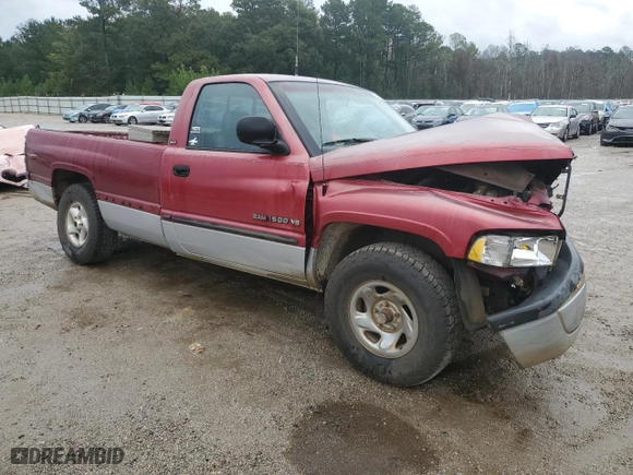 1999 Dodge Ram 1500 with VIN 1B7HC16Z3XS167442, listed as a Copart auction lot 73318924 with 158,376 mi miles and Salvage Title. Bid and sale history available at carsss.com. Image 4.