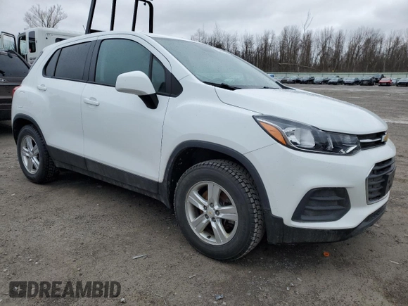 2021 Chevrolet Trax LS with VIN KL7CJNSM3MB362306, listed as a Copart auction lot 49097025 with 22,890 mi miles and Salvage Title. Bid and sale history available at carsss.com. Image 4.