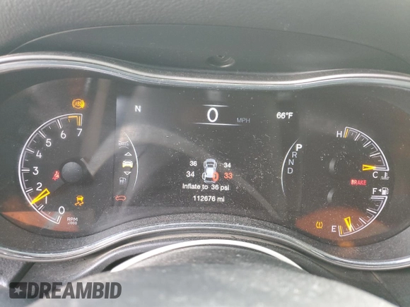 2018 Jeep Grand Cherokee Altitude with VIN 1C4RJEAG5JC429406, listed as a Copart auction lot 49099935 with 112,676 mi miles and Salvage Title. Bid and sale history available at carsss.com. Image 9.