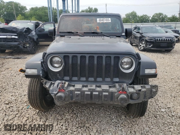 2019 Jeep Wrangler Unlimited Sport S z VIN 1C4HJXDN3KW636412, wystawiony jako Copart lot #60407455 z przebiegiem 53 836 mil mil oraz Szkoda całkowita • Salvage title. Historia ofert i sprzedaży dostępna na DreamBid. Obrazek 5.