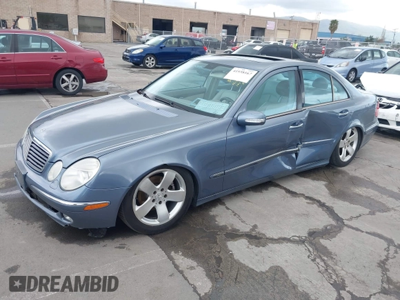 2003 Mercedes-Benz E-Class 3.2L with VIN WDBUF65JX3A144611, listed as a IAAI auction lot 41938167 with 1 mi miles. Bid and sale history available at carsss.com. Image 2.