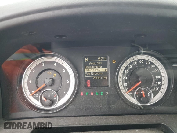 2014 Ram 1500 Tradesman z VIN 3C6JR7DG9EG167574, wystawiony jako Copart lot #51986655 z przebiegiem 200 911 mil mil oraz Nie do naprawy • Non repairable. Historia ofert i sprzedaży dostępna na DreamBid. Obrazek 9.