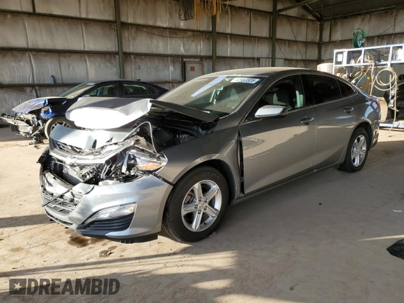 2024 Chevrolet Malibu LS with VIN 1G1ZB5ST8RF135834, listed as a Copart auction lot 42957325 with 24,630 mi miles and Salvage Title. Bid and sale history available at DreamBid. Image 1.