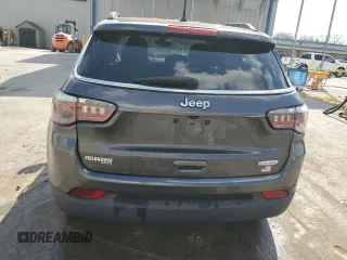 2019 Jeep Compass Latitude with VIN 3C4NJCBB6KT699854, listed as a Copart auction lot 48967185 with 17,666 mi miles and Salvage title. Bid and sale history available at DreamBid. Image 6.