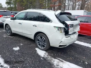 2019 Acura MDX Sport Hybrid w/Advance Pkg with VIN 5J8YD7H77KL000596, listed as a IAAI auction lot 41540974 with 89,378 mi miles. Bid and sale history available at carsss.com. Image 3.
