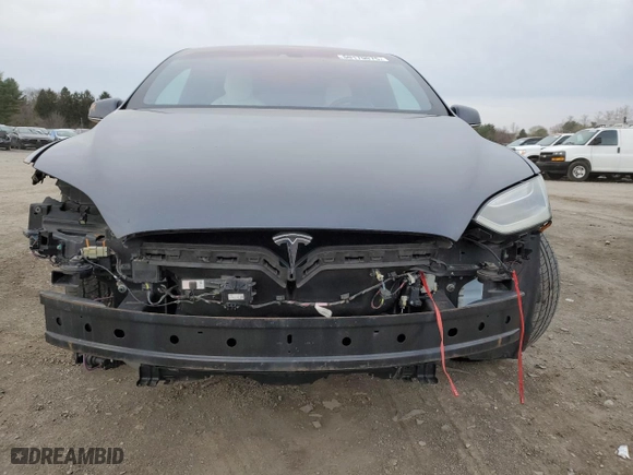 2016 Tesla Model X 70D with VIN 5YJXCBE2XGF004905, listed as a Copart auction lot 50170075 with 98,936 mi miles and Salvage Title. Bid and sale history available at carsss.com. Image 5.