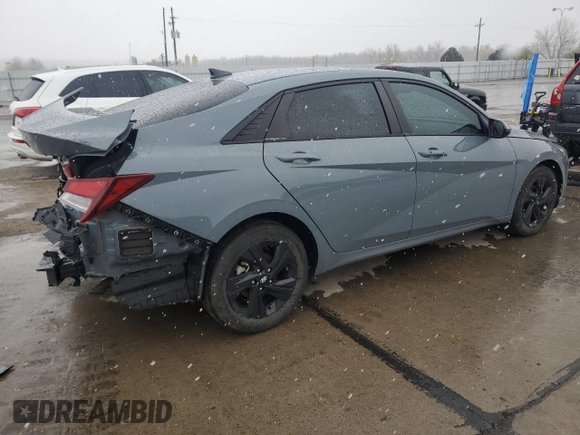 2023 Hyundai Elantra SEL with VIN KMHLM4AG9PU384184, listed as a Copart auction lot 52144415 with 52,651 mi miles and Salvage Title. Bid and sale history available at DreamBid. Image 3.