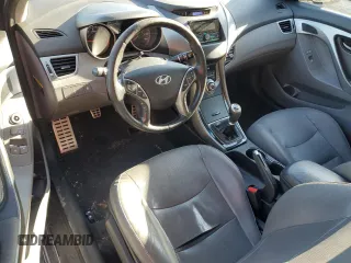 2013 Hyundai Elantra Coupe GS PZEV with VIN KMHDH6AEXDU016515, listed as a Copart auction lot 83543544 with 127,508 mi miles and Salvage Title. Bid and sale history available at carsss.com. Image 8.