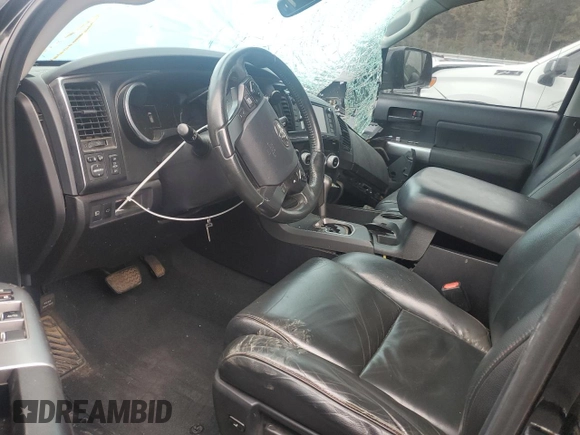 2020 Toyota Sequoia SR5 with VIN 5TDBY5G16LS177599, listed as a Copart auction lot 76245044 with 106,090 mi miles and Salvage Title. Bid and sale history available at carsss.com. Image 7.