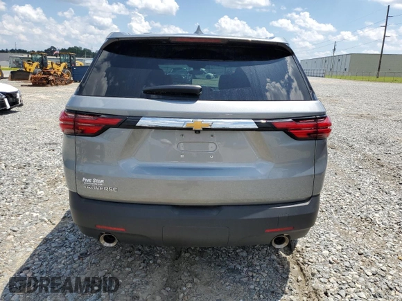 2023 Chevrolet Traverse LS with VIN 1GNERFKW8PJ278754, listed as a Copart auction lot 56452164 with 18,627 mi miles and Salvage Title. Bid and sale history available at carsss.com. Image 6.