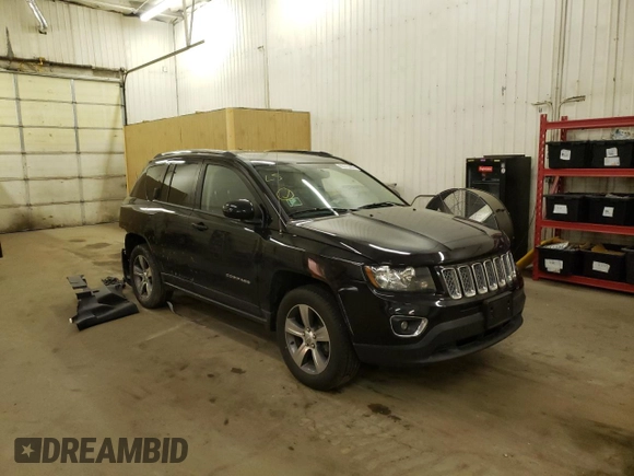 2016 Jeep Compass High Altitude Edition with VIN 1C4NJDEB0GD697757, listed as a Copart auction lot 63515602 with 72,589 mi miles. Bid and sale history available at carsss.com. Image 1.