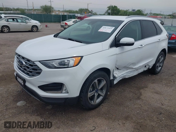 2020 Ford Edge SEL with VIN 2FMPK4J9XLBA93315, listed as a IAAI auction lot 42073323 with 103,210 mi miles and . Bid and sale history available at DreamBid. Image 2.
