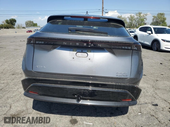 2024 Nissan ARIYA Engage with VIN JN1CF0BB9RM737233, listed as a Copart auction lot 54875345 with 4,717 mi miles and Clean Title. Bid and sale history available at DreamBid. Image 6.