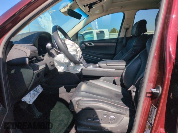 2021 Genesis GV80 with VIN KMUHCESC4MU040334, listed as a Copart auction lot 53325965 with 70,408 mi miles and Salvage title. Bid and sale history available at DreamBid. Image 7.