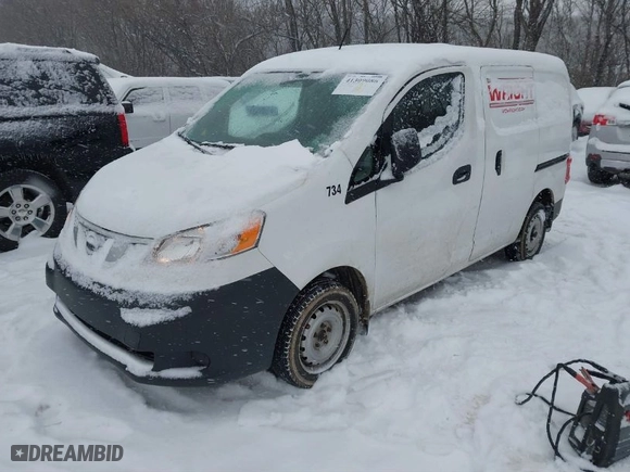 2018 Nissan NV200 Compact Cargo S with VIN 3N6CM0KNXJK698067, listed as a IAAI auction lot 41309086 with 161,982 mi miles. Bid and sale history available at carsss.com. Image 2.