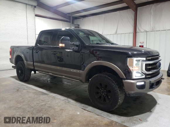 2021 Ford Super Duty F-250 SRW XL with VIN 1FT8W2BT7MEC06719, listed as a Copart auction lot 37700054 with 57,153 mi miles and Clean Title. Bid and sale history available at carsss.com. Image 4.