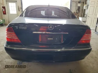 2005 Mercedes-Benz S-Class 5.0L with VIN WDBNG75J25A437882, listed as a Copart auction lot 49457875 with 113,543 mi miles and Salvage Title. Bid and sale history available at carsss.com. Image 6.