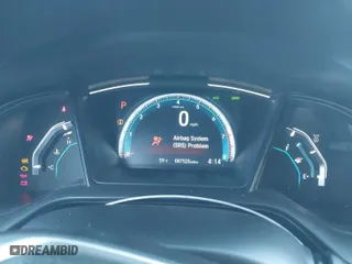 2019 Honda Civic Sedan LX with VIN 2HGFC2F67KH506515, listed as a IAAI auction lot 41755585 with 87,528 mi miles. Bid and sale history available at carsss.com. Image 7.